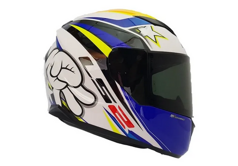 CASCO CERRADO LS2 STREAM SUPERSTAR AZL/BCO/AMA FF328