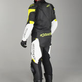 TRAJE 2 PIEZAS DE PIEL CHALLENGER V2 NGO/BCO/AMA