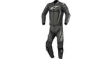 TRAJE 2 PIEZAS DE PIEL MOTEGI V2 NEGRO CARBON