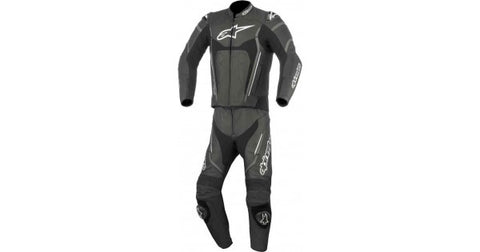 TRAJE 2 PIEZAS DE PIEL MOTEGI V2 NEGRO CARBON