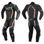 TRAJE 2 PIEZAS DE PIEL MOTEGI V2 NGO/BCO/ROJ