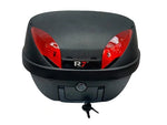 BAUL TRASERO MOTO R7 R02 NEGRO 42 LTS