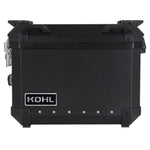MALETA LATERAL KOHL KH4N.1 ALUMINIO NEGRO 28 LTS