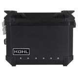 MALETA LATERAL KOHL KH4N.1 ALUMINIO NEGRO 28 LTS
