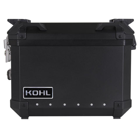 MALETA LATERAL KOHL KH4N.1 ALUMINIO NEGRO 28 LTS
