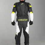 TRAJE 2 PIEZAS DE PIEL CHALLENGER V2 NGO/BCO/AMA