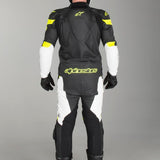 TRAJE 2 PIEZAS DE PIEL CHALLENGER V2 NGO/BCO/AMA