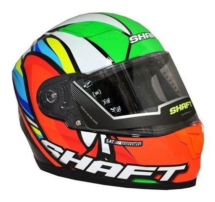 CASCO CERRADO SHAFT TROP NARANJA
