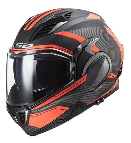 LS2 VALIANT II REVO M TITANIUM/NJA FLUO FF900