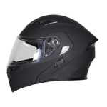 R7 RACING UNSCARRED SOLID DOBLE MICA DOT  NEGRO MATE