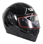 R7 RACING UNSCARRED SOLID DOBLE MICA DOT  NEGRO MATE