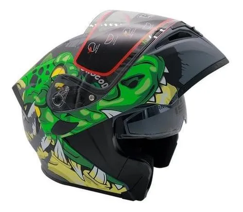R7 RACING UNSCARRED CROCODILE DOBLE MICA DOT  GRS/VDE/AMA/BCO/MATE