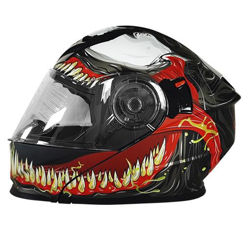 R7 RACING EXPERT DOBLE MICA DOT  GRS/NGO/ROJ/MATE