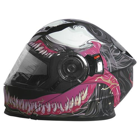 R7 RACING EXPERT DOBLE MICA DOT  GRS/NGO/MORADO/MATE