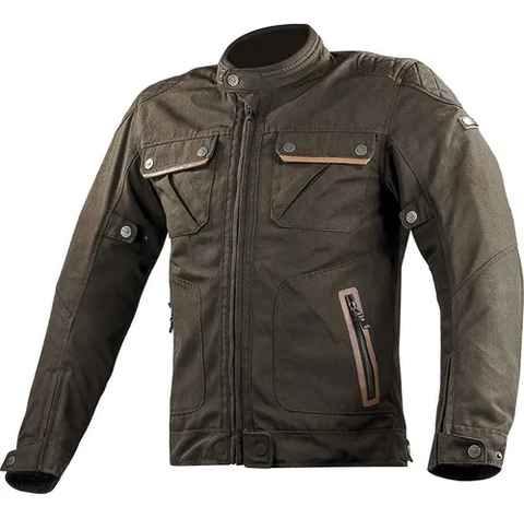 CHAMARRA DEPORTIVA LS2  CAFE BULLET TEXTIL