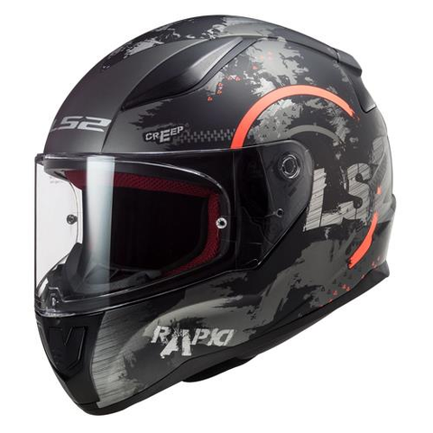 LS2 RAPID CIRCLE  TITANIUM/NJA FLUO FF353