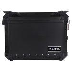 MALETA LATERAL KOHL KH2N.1 ALUMINIO NEGRO 36 LTS