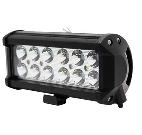 Faro delantero auxiliar barra 12 LEDS aluminio promoto