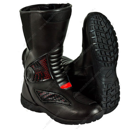 Botas Siena Negro/Rojo TUONO