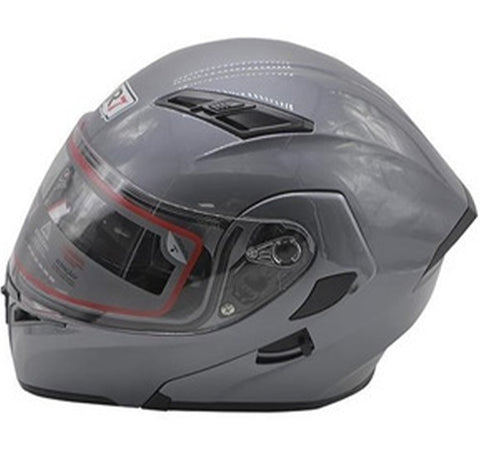 CASCO  UNSCARRED DOBLE MIC GRIS R7