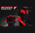 Chamarra Sorrento Negro/Rojo TUONO7