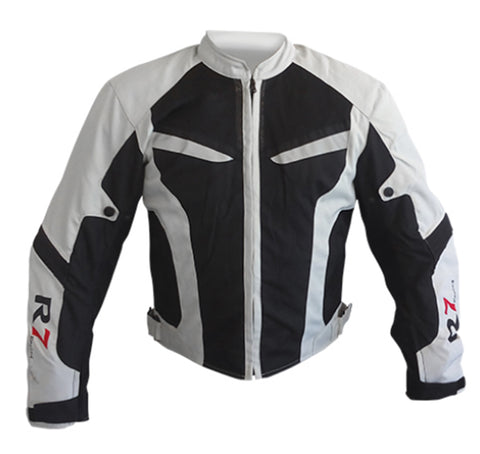CHAMARRA R7-0919 BCO/NGO TEXTIL R7